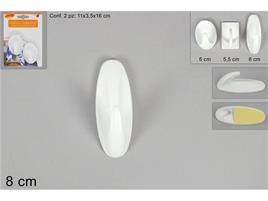 GANCI ADESIVI CM.8 X 2 -SCAT