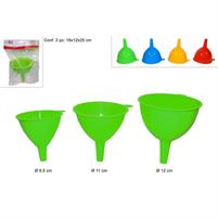 IMBUTO PLASTICA D.9,5-11-12 SET 3 PEZZI