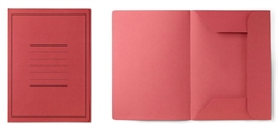 CARTELLE INSERTI CON 3 ALETTE CONF.50 PZ ROSSE