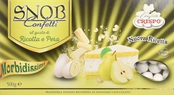 CONFETTI CRISPO SNOB 500 GR.CIOCCOLATO-RICOTTA E PERA
