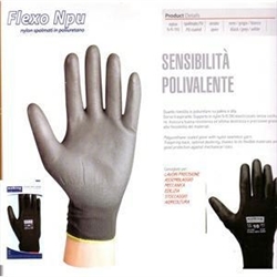 GUANTI DR.PROTEC LAVORO INDUSTRIALI FLEXO NPU GRIGIO/N MIS. XL10