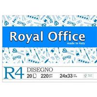 ALBUM ROYAL R4 20FF 24X33 GR.200 - RUVIDO