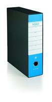 RACCOGLITORI FATTURA A4 D.8 NERO & COLORE BLU