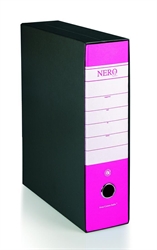 RACCOGLITORI FATTURA A4 D.8 NERO & COLORE FUCSIA