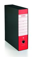 RACCOGLITORI FATTURA A4 D.8 NERO & COLORE ROSSO
