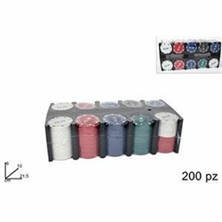 FICHES 200 PEZZI IN BOX