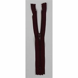 CHIUSURE LAMPO cm.18 conf.da 10 pezzi BORDEAUX