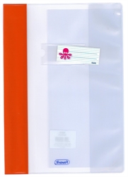 COPRIMAXI RINFORZ. LISCIO PP140 P/NOM 21X29,7 BANDA ARANCIO