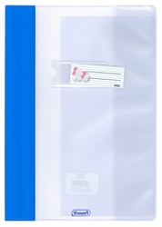 COPRIMAXI RINFORZ. LISCIO PP140 P/NOM 21X29,7 BANDA AZZURRO