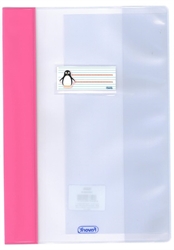COPRIMAXI RINFORZ. LISCIO PP140 P/NOM 21X29,7 BANDA ROSA