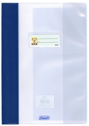 COPRIMAXI RINFORZ. LISCIO PP140 P/NOM 21X29,7 BANDA BLU