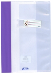 COPRIMAXI RINFORZ. LISCIO PP140 P/NOM 21X29,7 BANDA LILLA