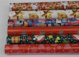 CARTA REGALO ROTOLO NATALIZIA 0,7X3mt