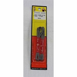 LACCI SCARPE CM.55  2 paia  GRIGI TONDI BLISTER