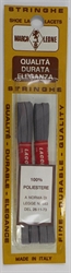 LACCI SCARPE CM.55  2 paia  GRIGI PIATTI BLISTER