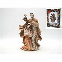 NATIVITA 3SOGG. C/LANTERNA H.25,5X17X9CM.