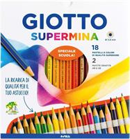 COLORI GIOTTO SUPERMINA X 18 PEZZI