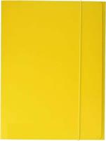 CARTELLE CON ELASTICO 26,2X34,8 3 GR.600-NIKOFFICE GIALLA