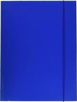 CARTELLE CON ELASTICO 26,2X34,8 3 GR.600-NIKOFFICE BLU
