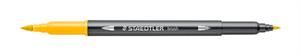 BRUSH STAEDTLER PENNA ACQUERELLABILE A DUE PUNTE GIALLO CHIARO