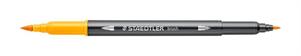BRUSH STAEDTLER PENNA ACQUERELLABILE A DUE PUNTE GIALLO SOLE