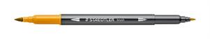 BRUSH STAEDTLER PENNA ACQUERELLABILE A DUE PUNTE GIALLO OCRA