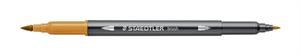 BRUSH STAEDTLER PENNA ACQUERELLABILE A DUE PUNTE TERRA D'OMBRA