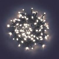 LUCI A BATTERIA LED MINI 96 PROGRA.ESTERNO 5MT TIMER BIANCO CLAS