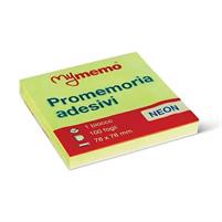AFN -PROMEMORIA 76MM X 76MM 100FF GIALLO NEON
