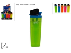 ACCENDINI USA E GETTA PROF TRASPARENTE/COLOR fluo CONF.50 PEZZI