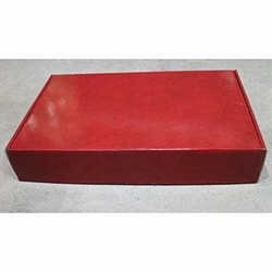 SCATOLA CARTONE PORTATUTTO CM.55X35 H CM.9 BORDEAUX