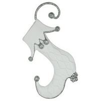 APPEND.BIANCO/SILVER STIVALETTO CM.15