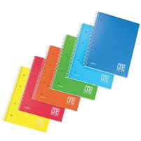 ONE COLOR PPL MICRO QUADERNO SPIRALATO 80+1 80GR.1R