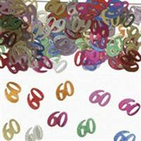 TAVOLA CONFETTI CORIANDOLI 60 ANNI