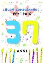 BIGLIETTINI COMPLEANNO 37 ANNI