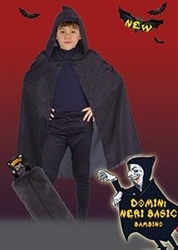 MANTELLO BIMBO C/CAPPUCCIO NERO