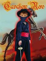 COSTUME BIMBO E.7-9 ANNI CAVALIERE NERO