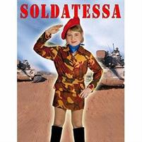VESTITO BIMBO E.7-9 SOLDATESSA