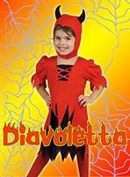 VESTITO BIMBI E. 3/4 ANNI DIAVOLETTA