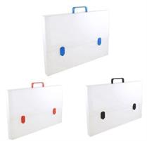 VALIGETTE POL.56,5X36,5X5,5 BIANCHE(MONTATA) 2 CHIUSURE-RIPLAST