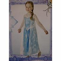 COSTUME BIMBA ELSA DELUXE TAGLIA S ANNI 3-4