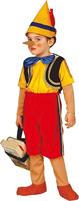 COSTUME BURATTINO COMPLETO TG.3-4 ANNI 104CM