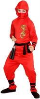 COSTUME RED DRAGON NINJA TG.4-5 116 CM 91135