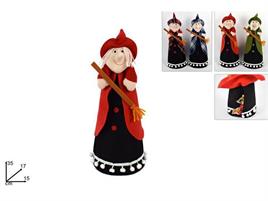BEFANA C/PORTACIOCCOLATINI 35CM 4 COL. ART.BDD090-R,G,B