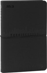 AGENDA COMIX U YOUUNIVERSITY 13 MESI WEEK MEDIUM ALL BLACK