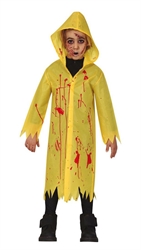 COSTUME IMPERMEABILE INSANGUINATO BAMBINO 5-6 ANNI