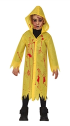 COSTUME IMPERMEABILE INSANGUINATO BAMBINO 7-9 ANNI