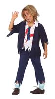 COSTUME ZOMBI LICEALE TAGLIA 5 6 ANNI