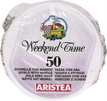 SCODELLE ARISTEA BIANCHI X 50 PEZZI
