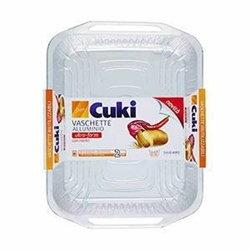 CONT.ALLUMINIO CUKI 8 PORZIONI C/MANICI (bl.da 2pz)RS98